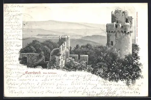 AK Auerbach / Hessen, Schlossruine