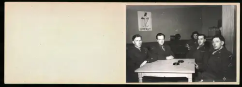 Fotografie Ansicht Berlin, OMGUS Special Service Club 48, amerikanische Besatzungsoldaten im Casino