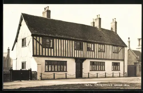 Fotografie Ansicht Ely, Blick auf Oliver Cromwell`s House des Offizier und Ehemaliger Lordprotektor