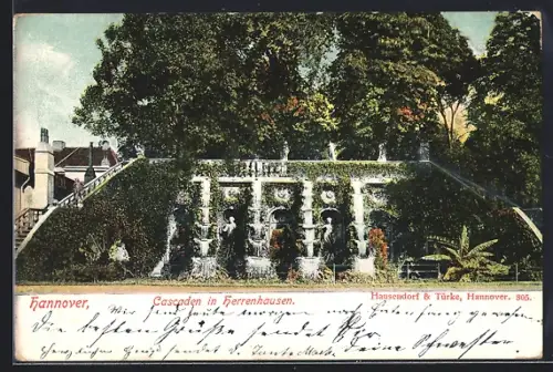 AK Hannover, Herrenhausen, Cascaden