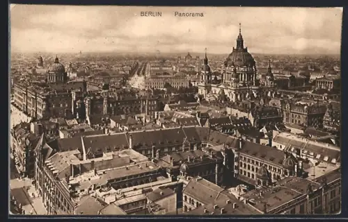 AK Berlin, Panorama aus der Vogelschau