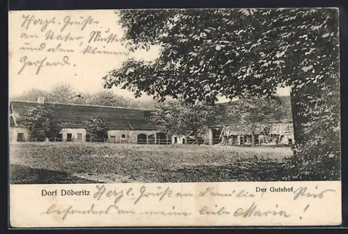 AK Döberitz / Dallgow, Dorf, Der Gutshof