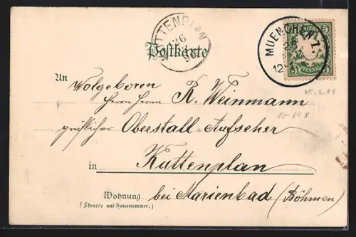 AK München, Ludwigstrasse