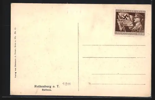 AK Rothenburg o. T., Rathaus