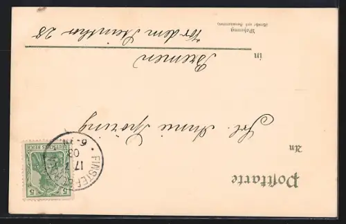 AK Finsterbergen, Hainfelsen, Waldlandschaft