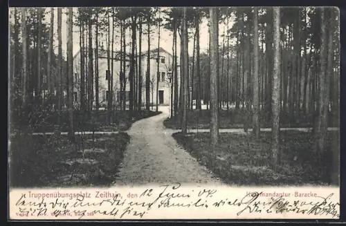 AK Zeithain, Kommandantur-Baracke