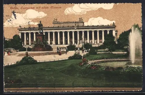 AK Berlin, Lustgarten mit altem Museum