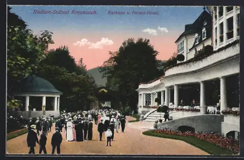 AK Bad Kreuznach, Kurhaus und Palast-Hotel
