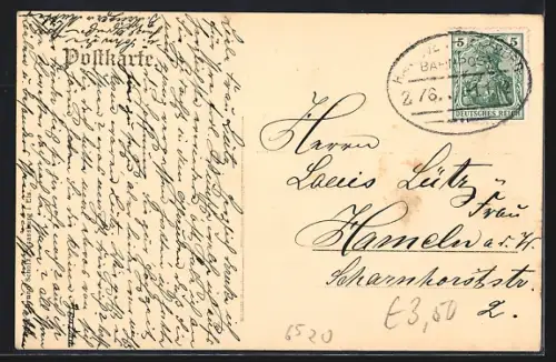 AK Worms, Eisenbahnbrücke