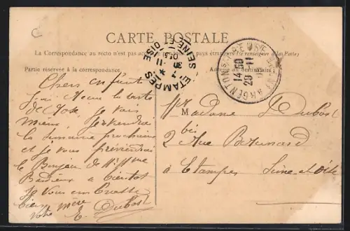 AK Argenton-sur-Creuse, Rue de la Gare, Strassenpartie