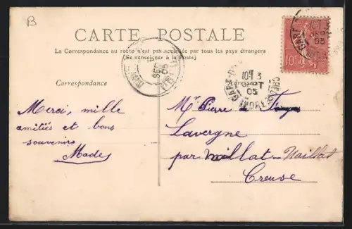 AK Argenton, Rue Ledru-Rollin et Rue Gambetta, Strassenpartien