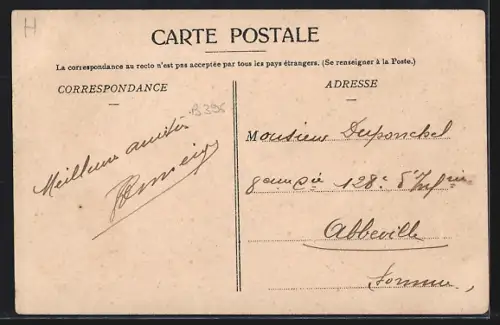 AK Poulaines /Indre, Rue du Pont, Strassenpartie