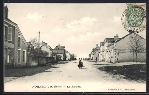 AK Nohant-Vic /Indre, Le Bourg