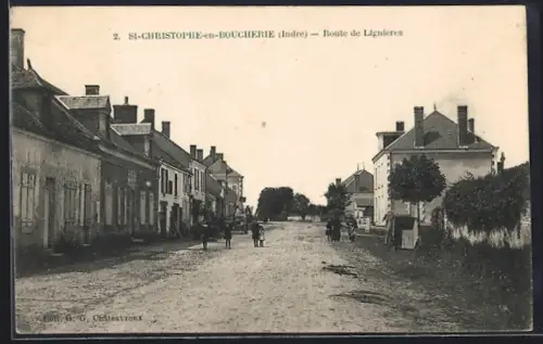 AK St-Christophe-en-Boucherie, Route de Lignières
