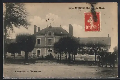 AK Niherne /Indres, La Mairie