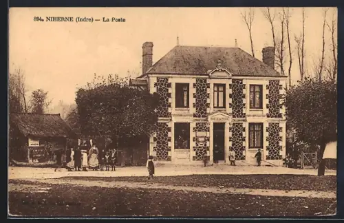 AK Niherne /Indre, La Poste