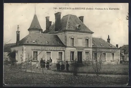 AK Mézières-en-Brenne /Indre, Château de la Garenne