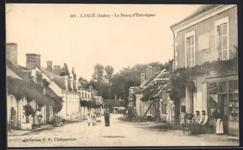 AK Langé /Indre, Le Bourg d`Entraigues