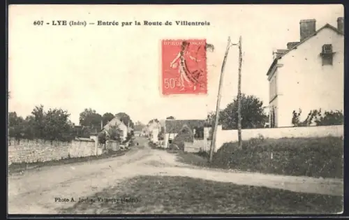 AK Lye /Indre, Entrée par la Route de Villentrois
