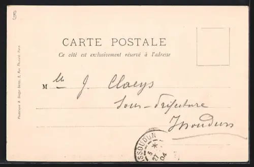 AK Chabris, Rue de Beauregard, Strassenpartie