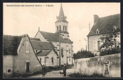 AK Saint-Ciran-du-Jambot /Indre, L`Eglise