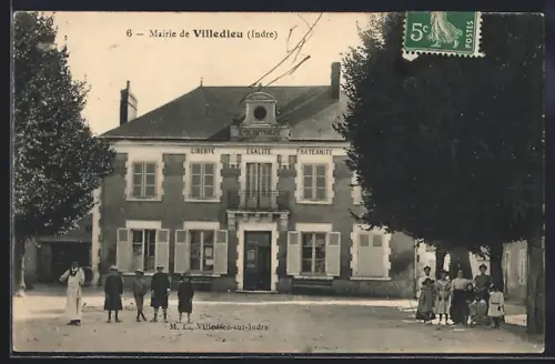 AK Villedieu /Indre, La Mairie