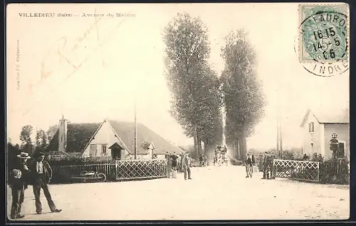AK Villedieu /Indre, Avenue de Mehun