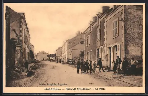 AK St-Marcel, Route de St-Gaultier, La Poste