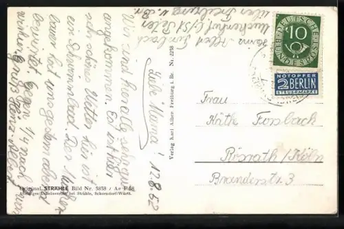 AK St. Peter /Schwarzwald, Klosteranlage, Ortsansicht