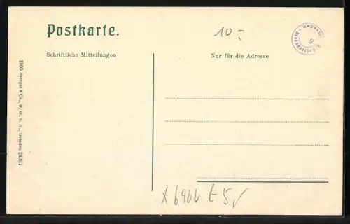 AK Jena, Markt mit Rathaus