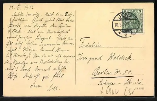 AK Jena, Wochenmarkt a. d. Marktplatz