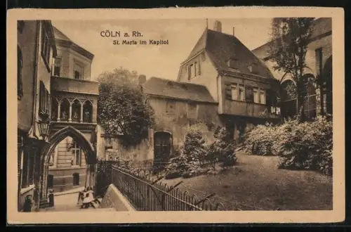 AK Cöln a. Rh., St. Maria im Kapitol