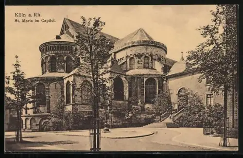 AK Köln a. Rh., St. Maria im Capitol
