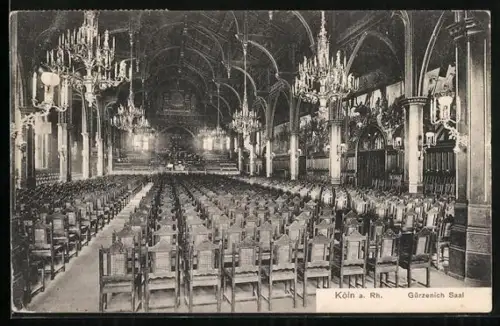 AK Köln a. Rh., Gürzenich Saal
