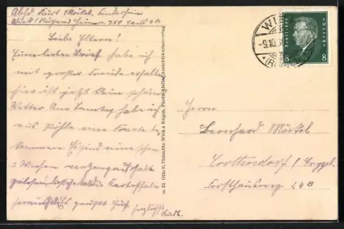 AK Wiek a. Rügen, Totalansicht