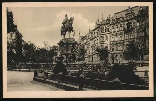 AK Köln-Neustadt, Kaiser Wilhelm-Denkmal mit Ring
