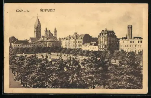 AK Köln a. Rh., Neumarkt
