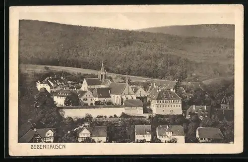 AK Bebenhausen, Ortsansicht aus der Vogelschau