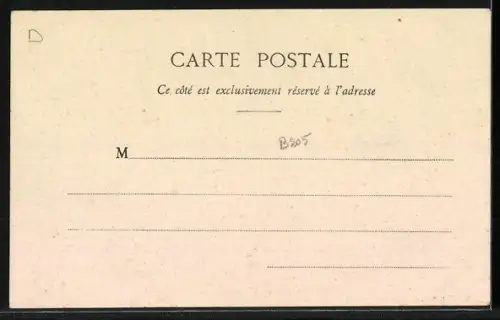 AK Montebourg, Place Nationale avec rangée de maisons historiques