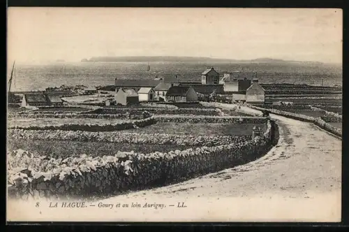 AK La Hague, Goury et au loin Aurigny