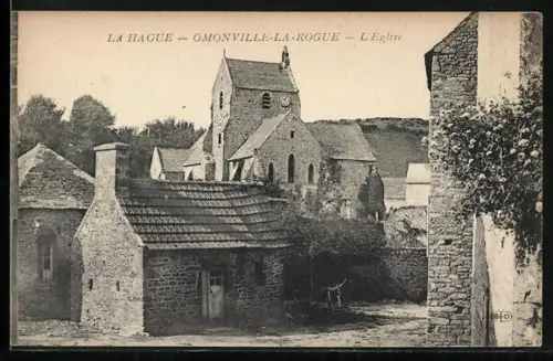 AK La Hague près Omonville-la-Rogue, L`Église