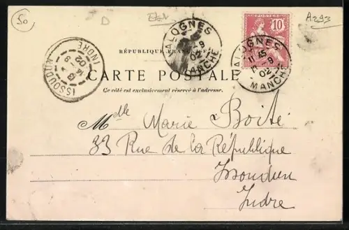 AK Valognes, Vue de la Prairie d`Alleaume