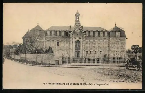 AK Saint-Hilaire-du-Harcouet /Manche, Hospice Civil