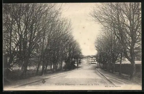 AK Periers /Manche, Avenue de la Gare
