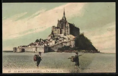 AK Le Mont-Saint-Michel, Vue générale, Côté Nord-Est