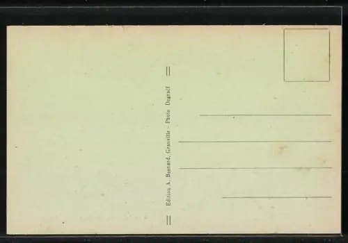 AK Granville, La Plage à marée basse