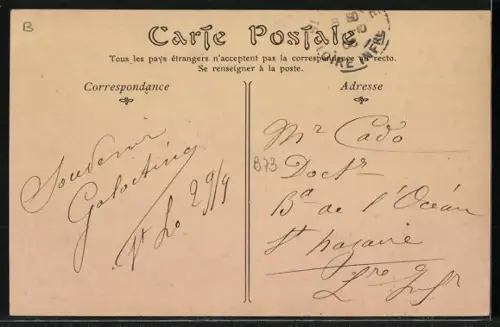 AK Saint-Lo, Vue sur la Vire, prise du Chemin de Halage