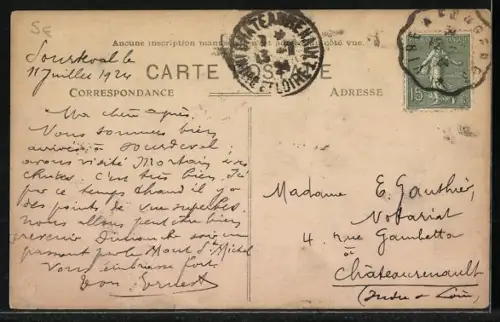 AK Sourdeval /Manche, Vue Panoramique