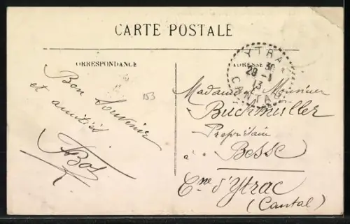 AK Avranches, Ruines de l`Ancienne Cathédrale