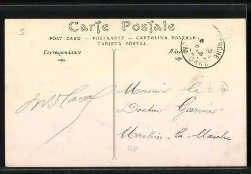 AK Portbail /Manche, Le Port avec voiliers et quai